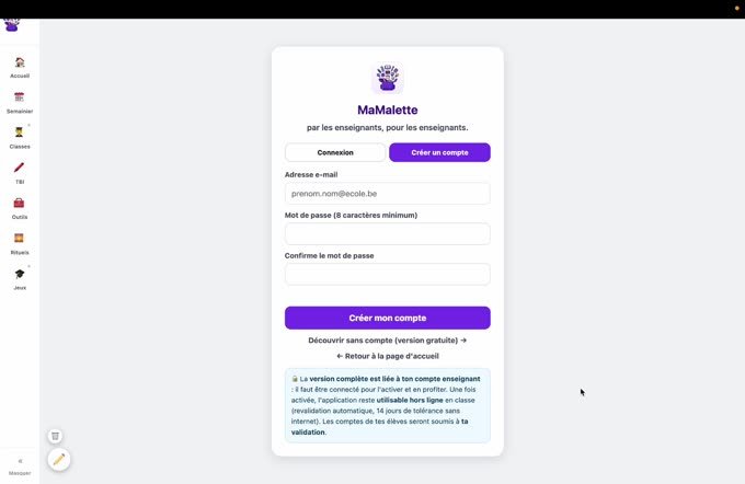 Tutoriel : bienvenue dans MaMalette